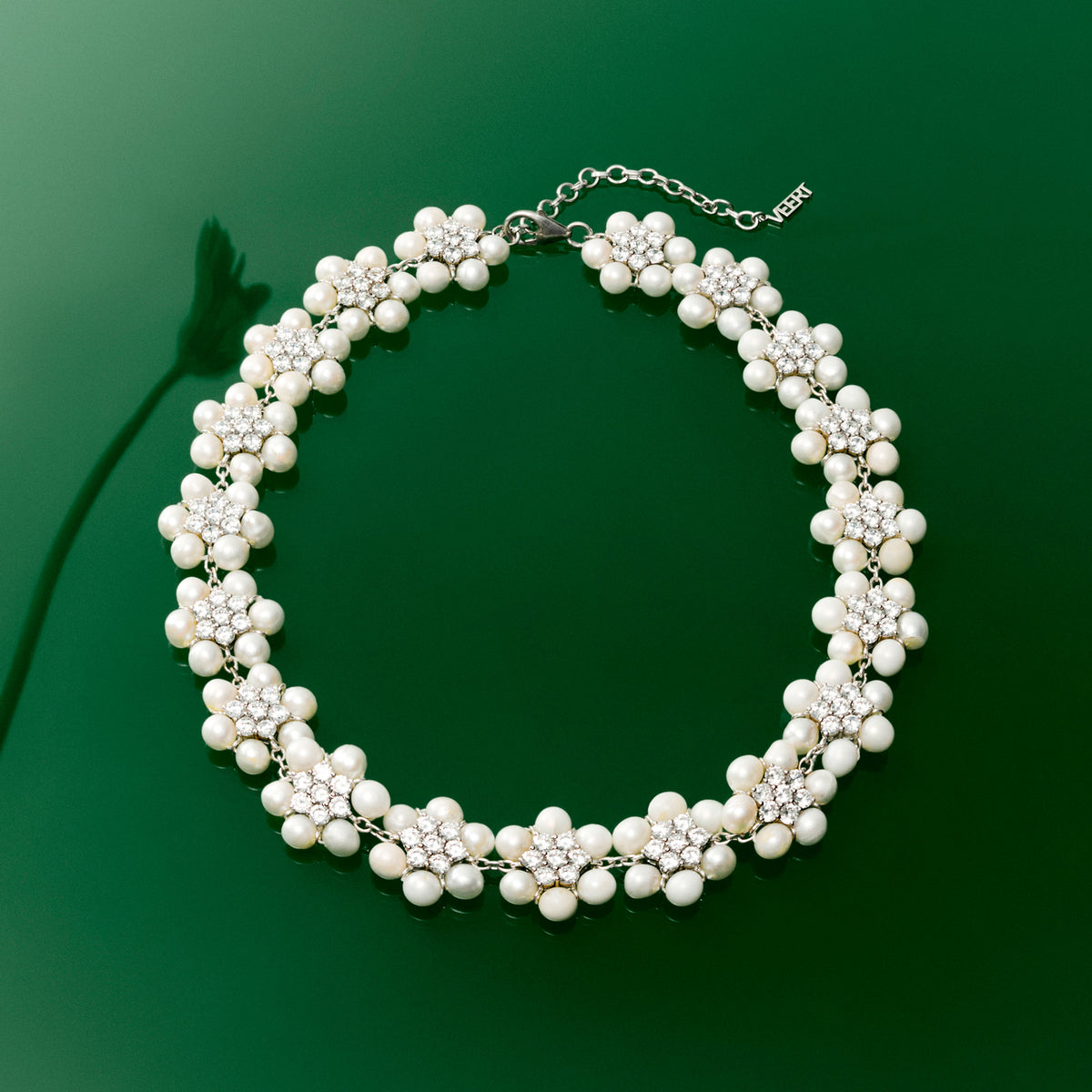 関税込【MONDAY EDITION】Pearl Flower Two-way Necklace 먼데이에디션(MONDAY EDITION) Pearl Flower Two-way Necklace