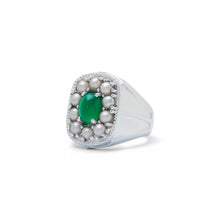 Load image into Gallery viewer, The Royal Signet Ring in White Gold
