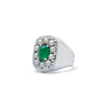 Load image into Gallery viewer, The Royal Signet Ring in White Gold