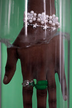 Load image into Gallery viewer, The Green Enamel Wrap Ring in Yellow Gold