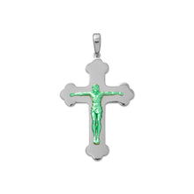 Load image into Gallery viewer, The Medium Jesus Piece in White Gold