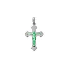 Load image into Gallery viewer, The Small Jesus Piece in White Gold