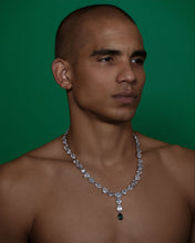 Load image into Gallery viewer, The Regal Drop Necklace in White Gold