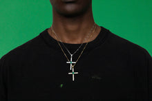 Load image into Gallery viewer, The Small Cross Pendant in White Gold