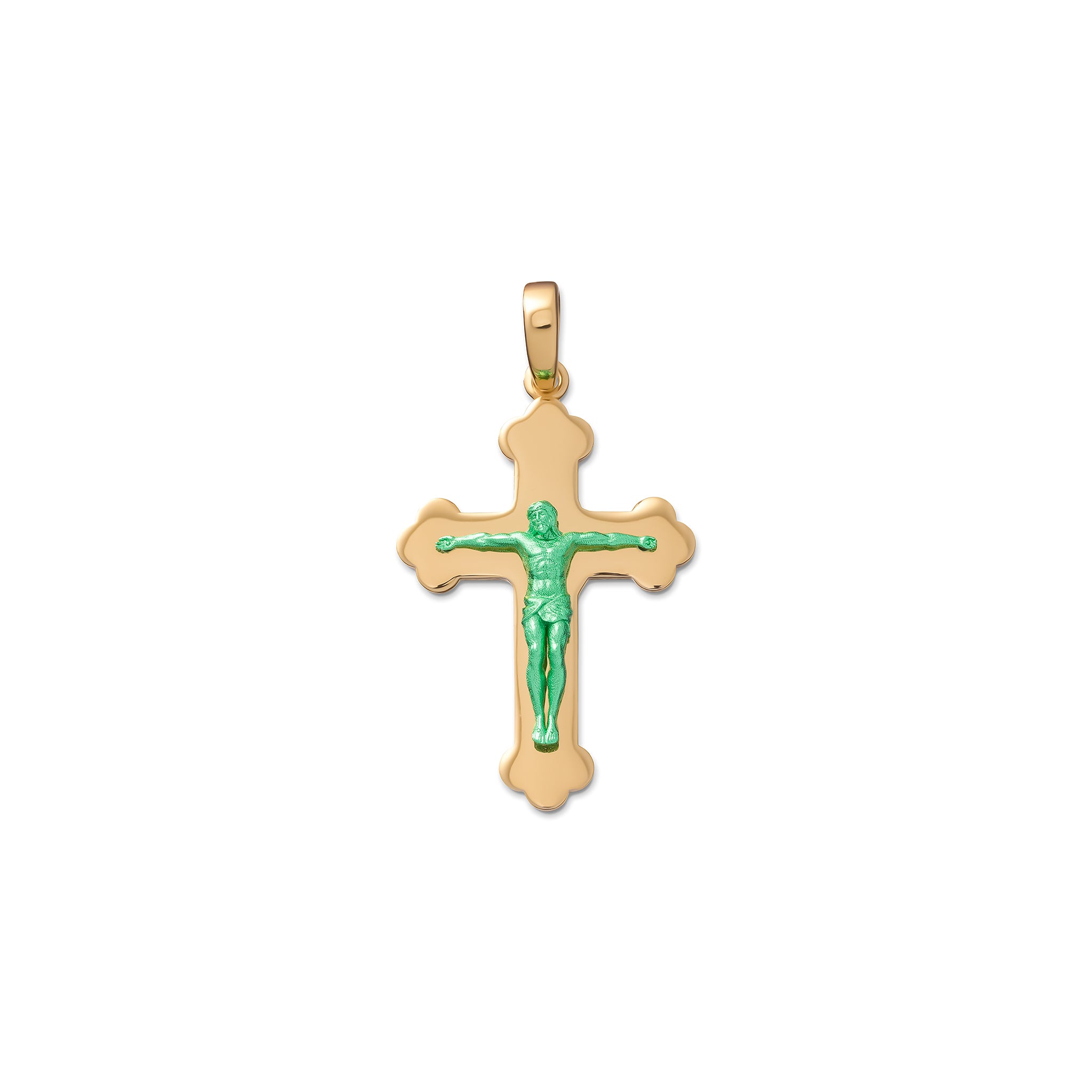 The Small Jesus Piece in Yellow Gold
