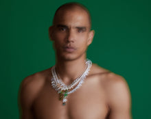 Load image into Gallery viewer, The Freshwater Pearl Drop Chain in White Gold