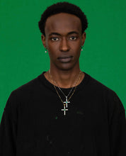 Load image into Gallery viewer, The Small Cross Pendant in White Gold