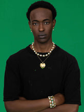 Load image into Gallery viewer, The Flame Heart Pendant Chain in Yellow Gold