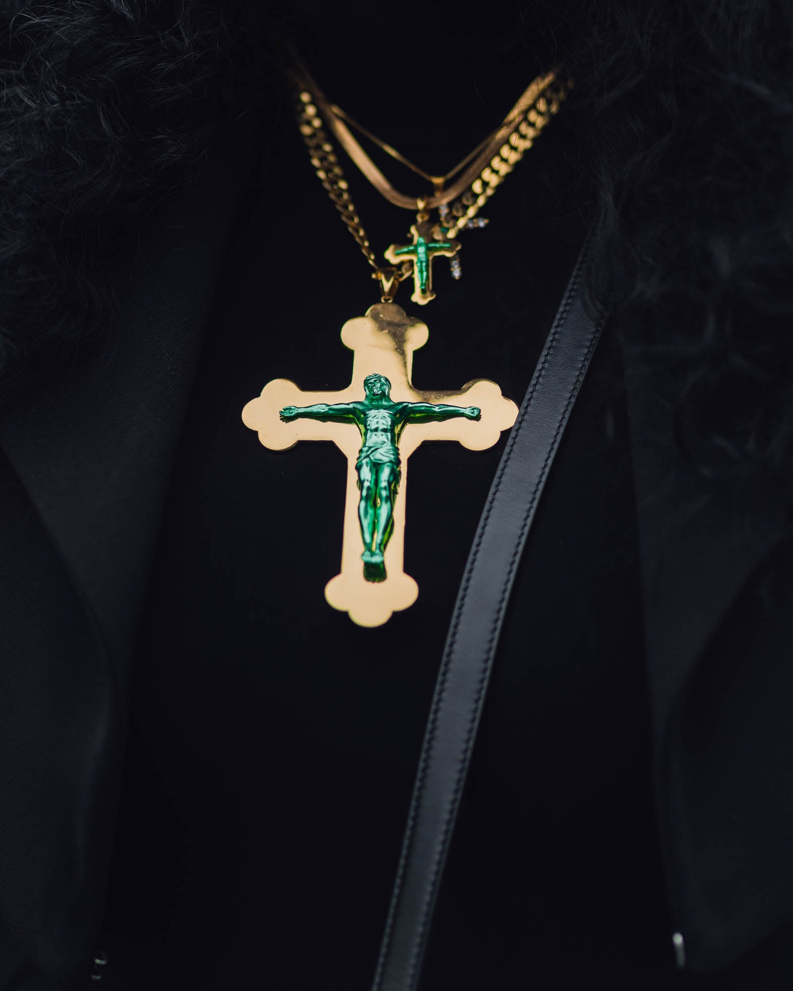 The XL Jesus Piece in Yellow Gold