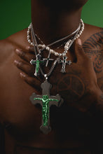 Load image into Gallery viewer, The Medium Jesus Piece in White Gold