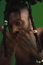 Load image into Gallery viewer, The Handwritten Logo Signet Ring in White Gold