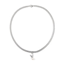 Load image into Gallery viewer, The Cuban V Chain in White Gold