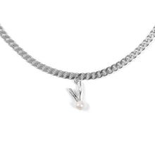 Load image into Gallery viewer, The Cuban V Chain in White Gold