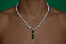 Load image into Gallery viewer, The Freshwater Pearl Drop Chain in White Gold
