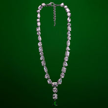 Load image into Gallery viewer, The Regal Drop Necklace in White Gold