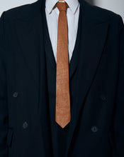 Load image into Gallery viewer, Tan Croco Leather Tie