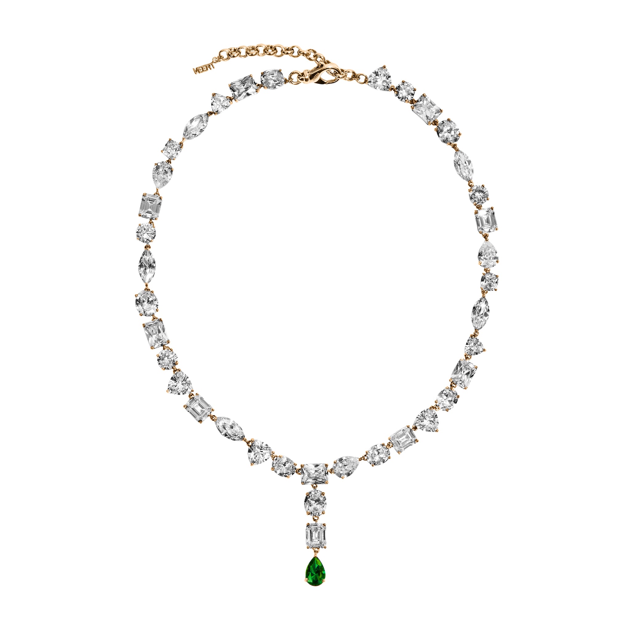 The Regal Drop Necklace in Yellow Gold