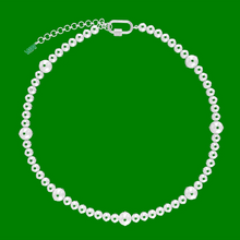 Load and play video in Gallery viewer, The Green Polka Dot Freshwater Pearl Necklace