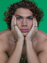 Load image into Gallery viewer, The Amethyst & Green Onyx Necklace