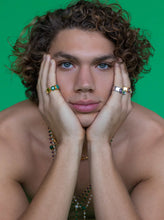 Load image into Gallery viewer, Green Onyx & Freshwater Pearl Necklace