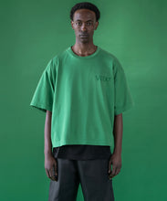 Load image into Gallery viewer, HANDWRITTEN EMBROIDERED T-SHIRT WASHED GREEN

