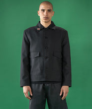 Load image into Gallery viewer, 100% VIRGIN WOOL STRUCTURED JACKET WITH REMOVABLE PIN