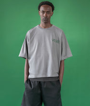 Load image into Gallery viewer, HANDWRITTEN EMBROIDERED T-SHIRT WASHED LIGHT GREY
