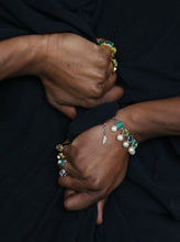 Load image into Gallery viewer, The Green Shape Ring in Yellow Gold