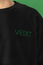 Load image into Gallery viewer, HANDWRITTEN EMBROIDERED T-SHIRT WASHED BLACK