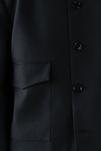 Load image into Gallery viewer, 100% VIRGIN WOOL STRUCTURED JACKET WITH REMOVABLE PIN