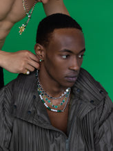 Load image into Gallery viewer, The Green Shape Necklace in White Gold