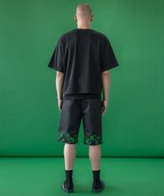 Load image into Gallery viewer, HANDWRITTEN EMBROIDERED T-SHIRT WASHED BLACK