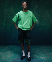 Load image into Gallery viewer, HANDWRITTEN EMBROIDERED T-SHIRT WASHED GREEN
