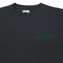 Load image into Gallery viewer, HANDWRITTEN EMBROIDERED T-SHIRT WASHED DARK GREY