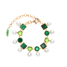 Load image into Gallery viewer, The Pearl Shape Bracelet in Yellow Gold