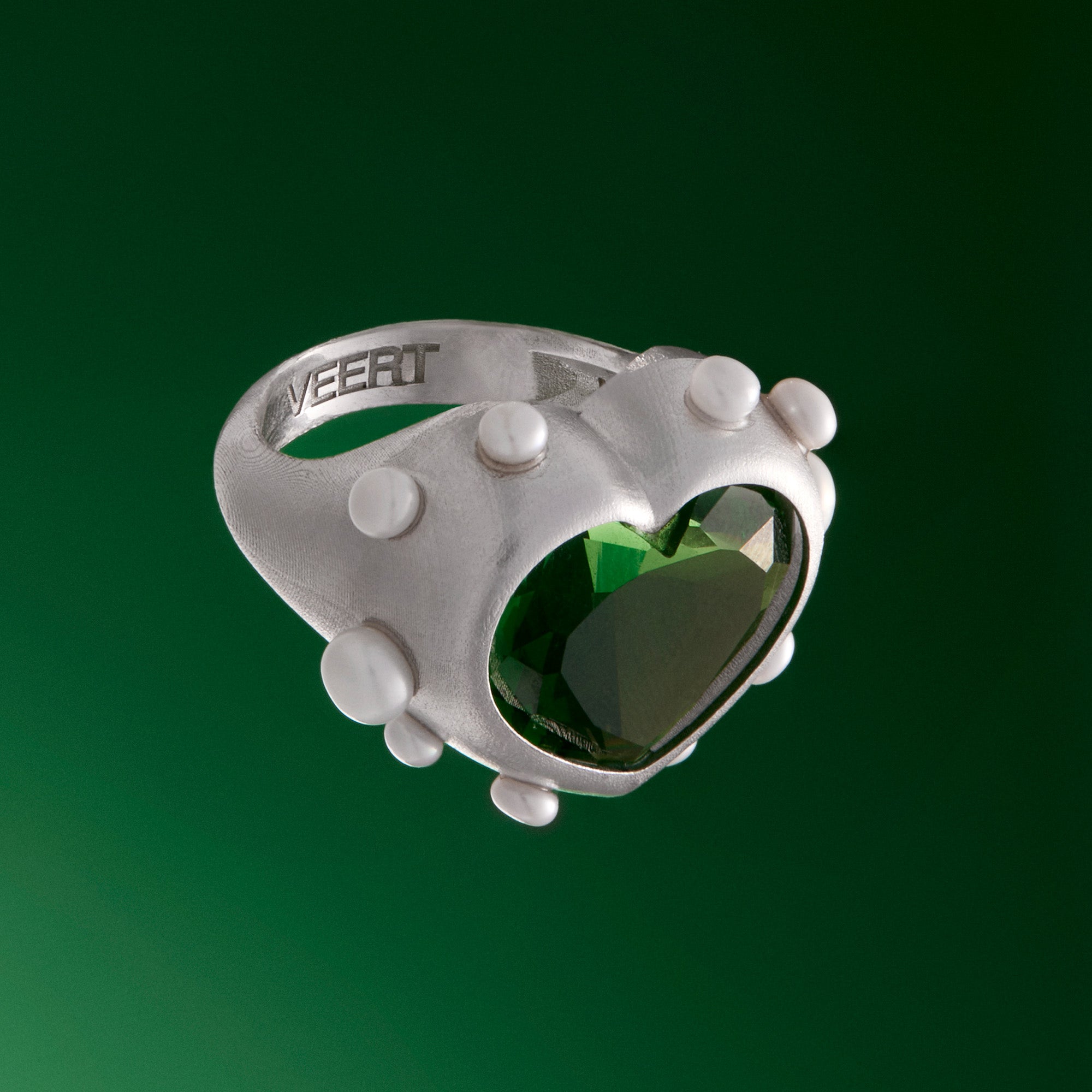 Pearl heart ring deals