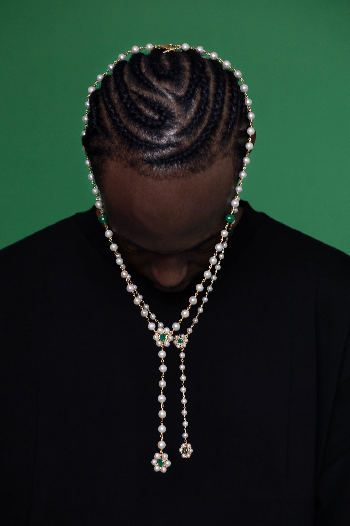 【関税込み】VEERT 'The Macro Flower Pearl Rosary' ネックレス The Macro Flower Pearl Rosary in Yellow Gold – VEERT