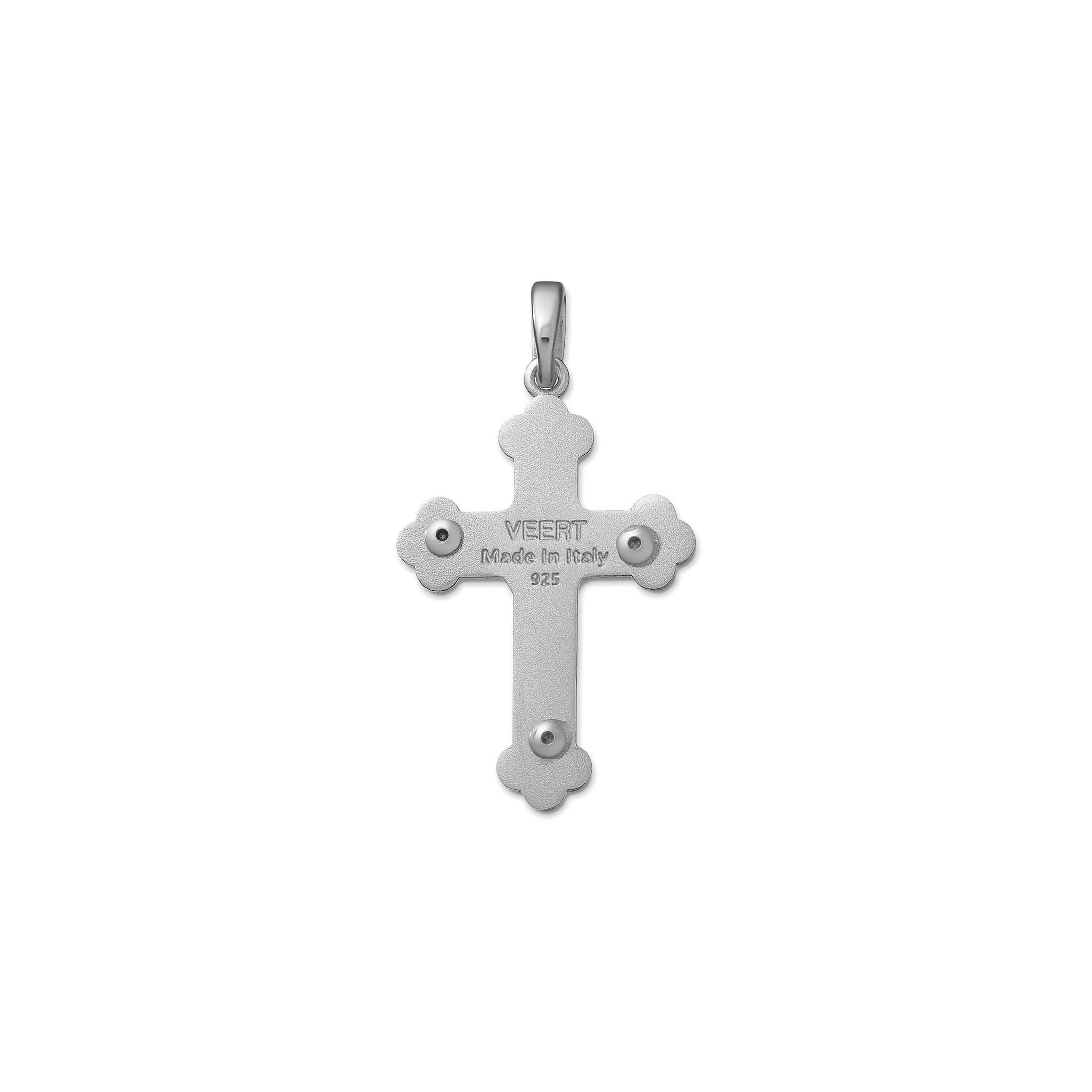 The Small Jesus Piece in White Gold