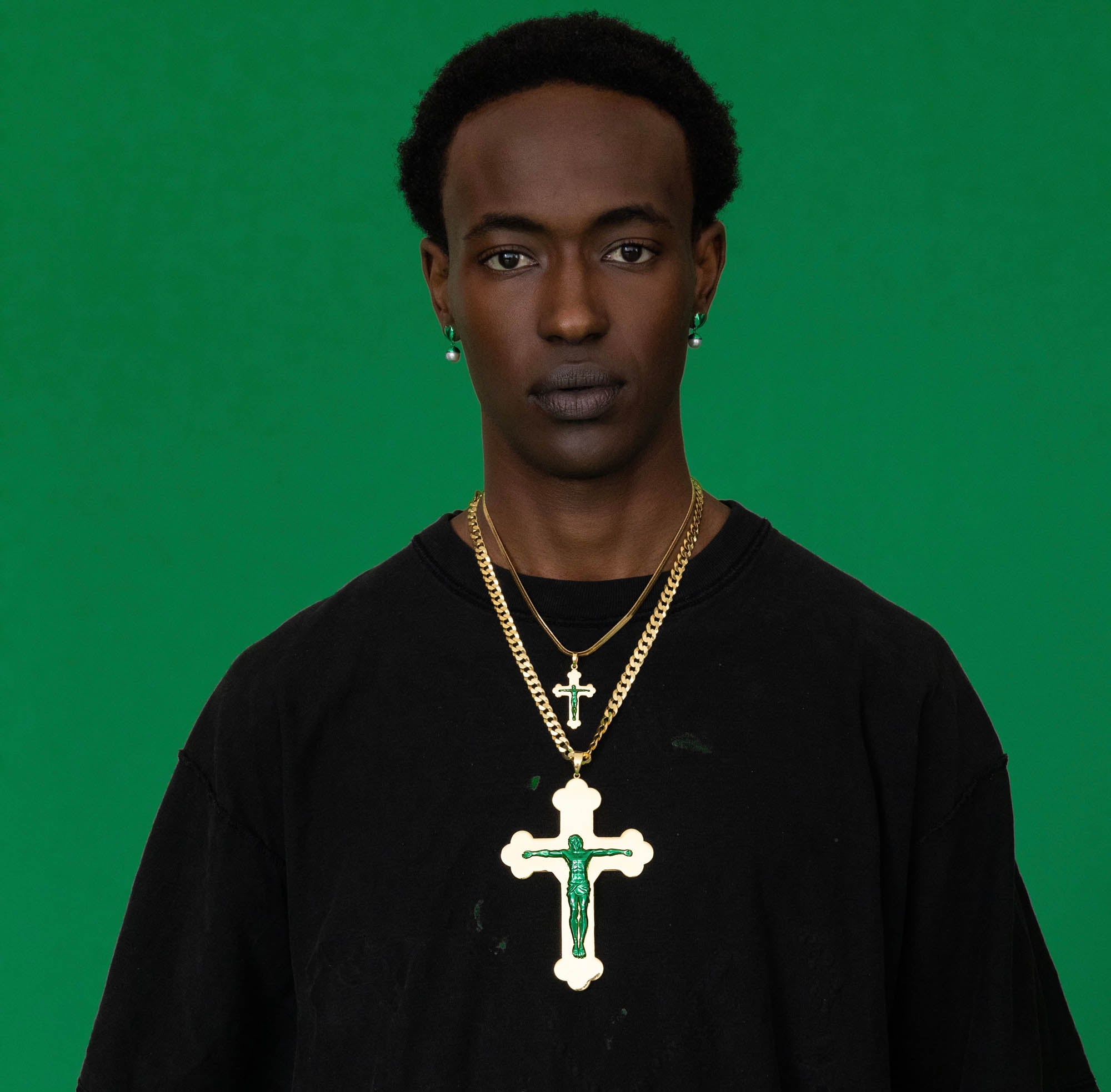 The XL Jesus Piece in Yellow Gold