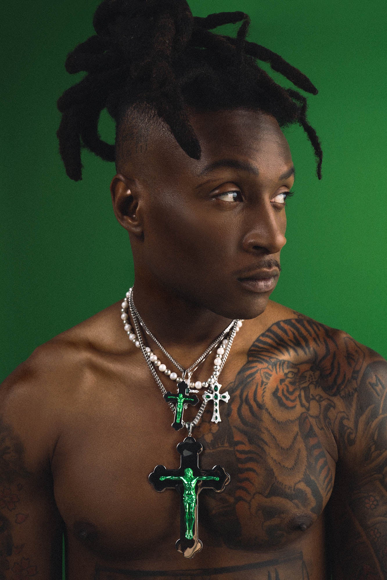 The XL Jesus Piece in White Gold