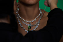 Load image into Gallery viewer, The Freshwater Pearl Drop Chain in White Gold
