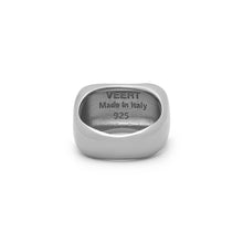 Load image into Gallery viewer, The Handwritten Logo Signet Ring in White Gold
