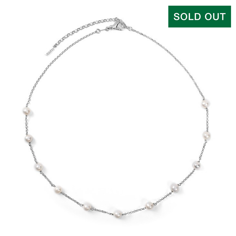 The Classic Pearl Chain in White Gold
