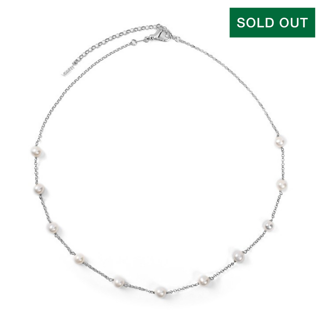 The Classic Pearl Chain in White Gold