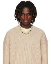 Load image into Gallery viewer, The Single Multi Green Freshwater Pearl Necklace in Yellow Gold
