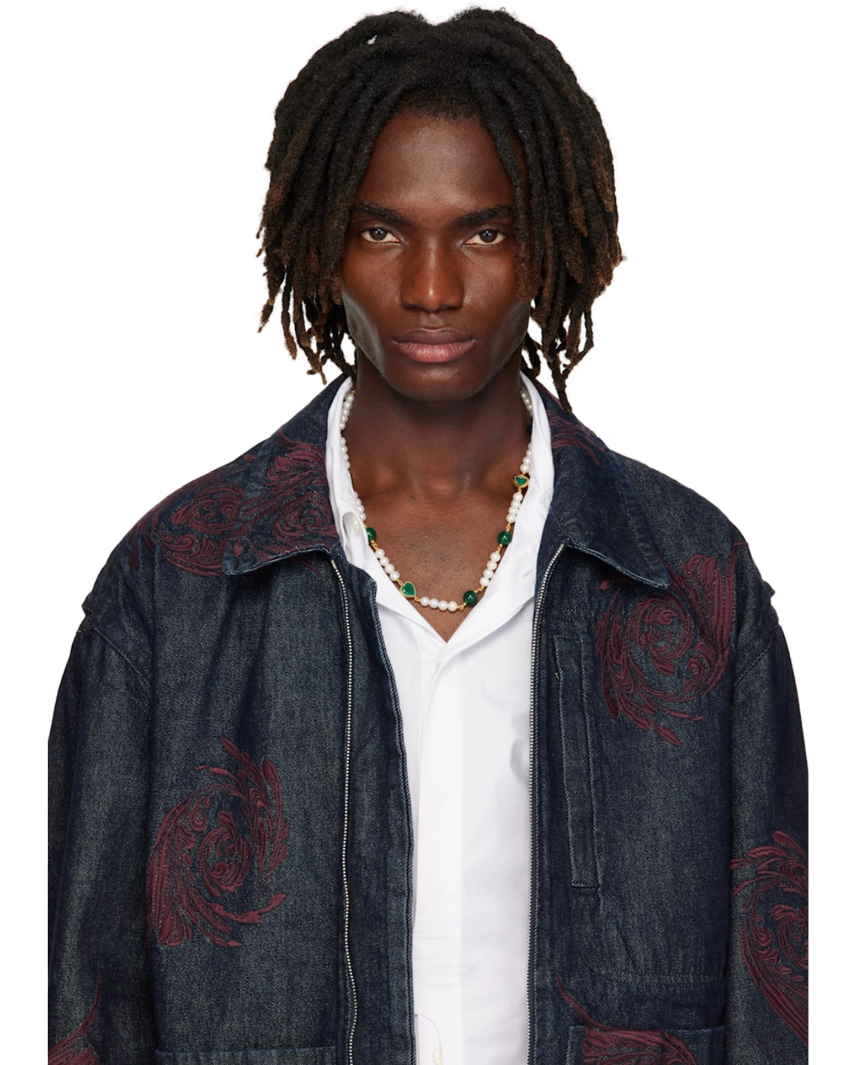 Green Onyx Freshwater Pearl Necklace