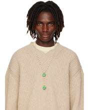 Load image into Gallery viewer, The Pearl Dice Rosary Necklace
