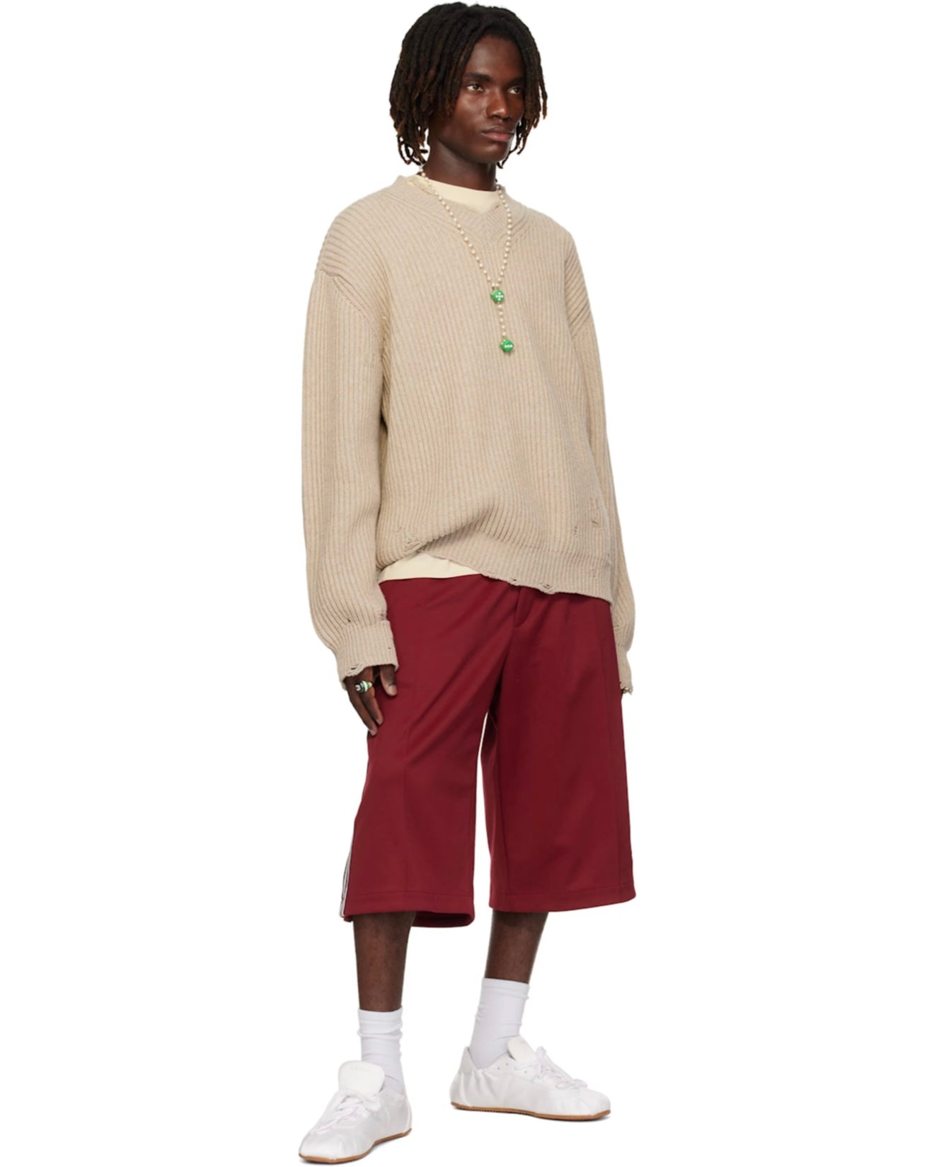 The Pearl Dice Rosary Necklace