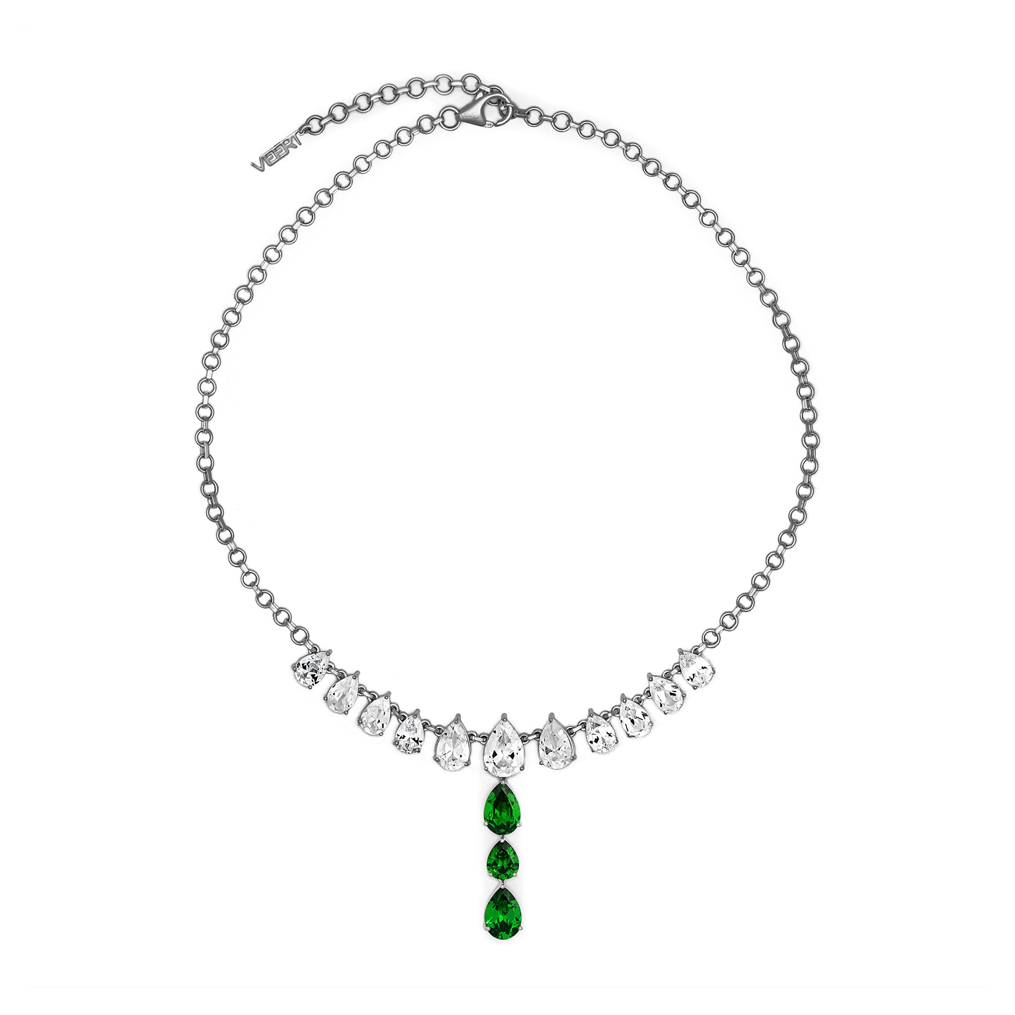 The Drop Chain in White Gold