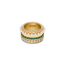 Load image into Gallery viewer, The Thick Layered Ring in Yellow Gold
